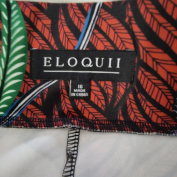 Eloquii Floral Patterned Pencil Skirt NWT Size 16 - Picture 5 of 10